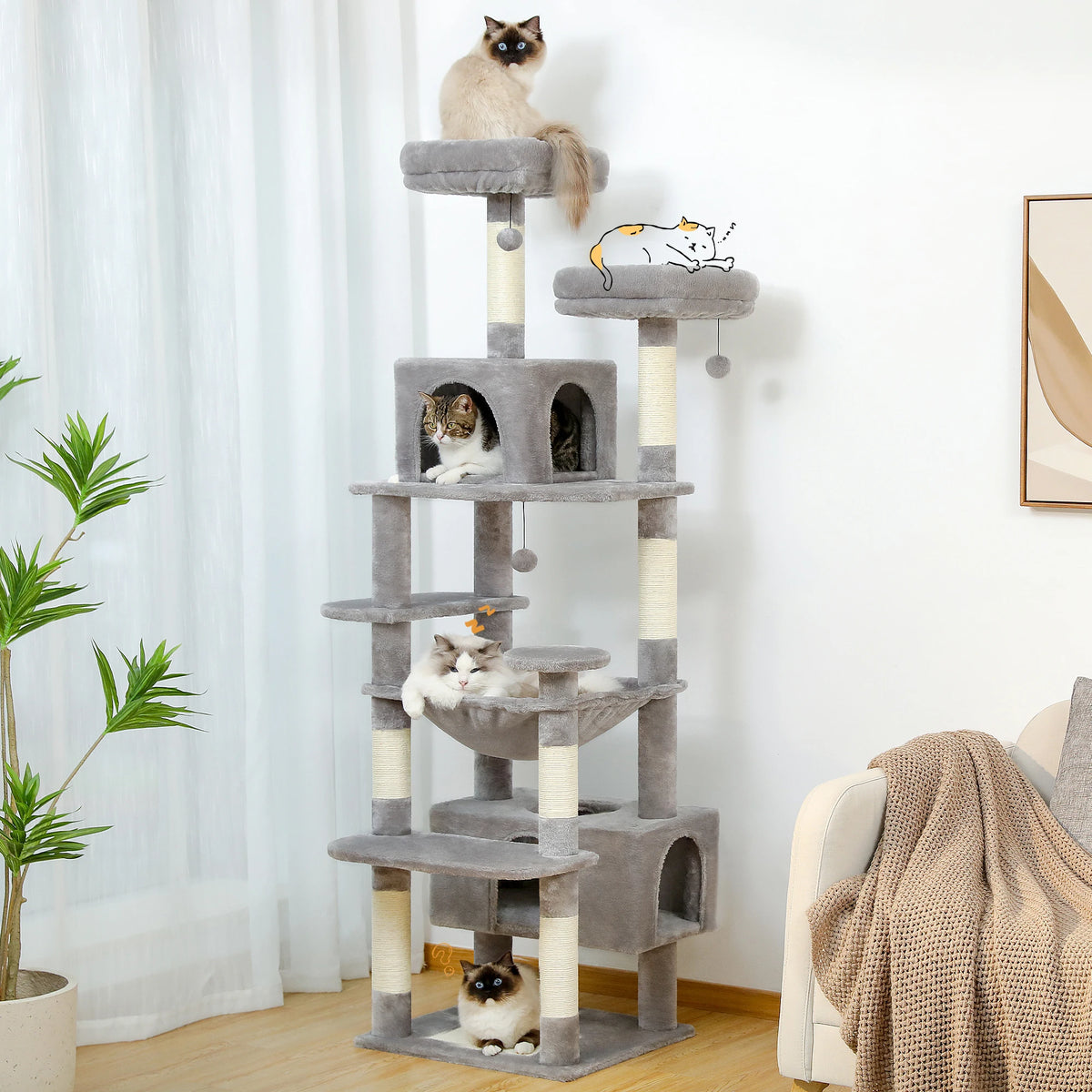 BOXIKAT™ Cat Paradise Tower